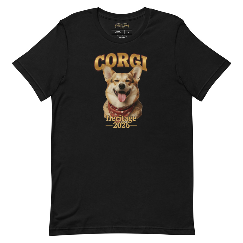 Heritage 2026 Corgi Vintage T-Shirt vintage heritage dog shirt