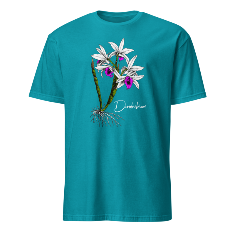 Dendrobium v1 Shirt – 3XL, Tropical Blue