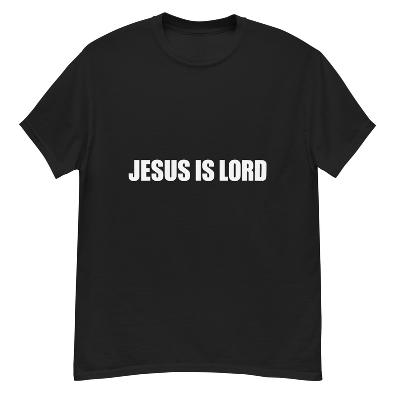 Jesus is Lord Black Tshirt