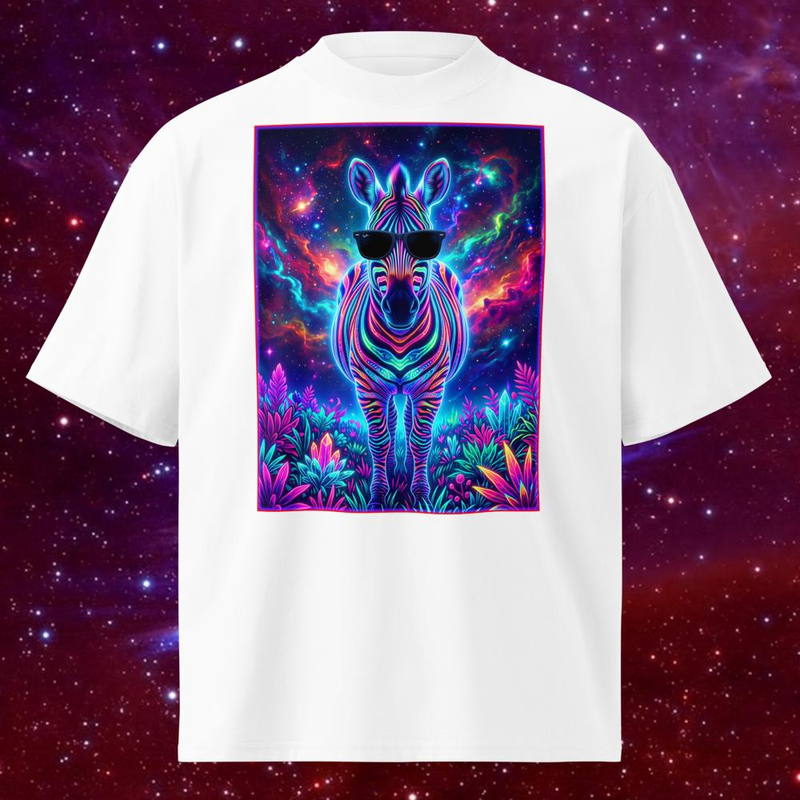 Hipster Zebra - Hipster Zebra / White / S