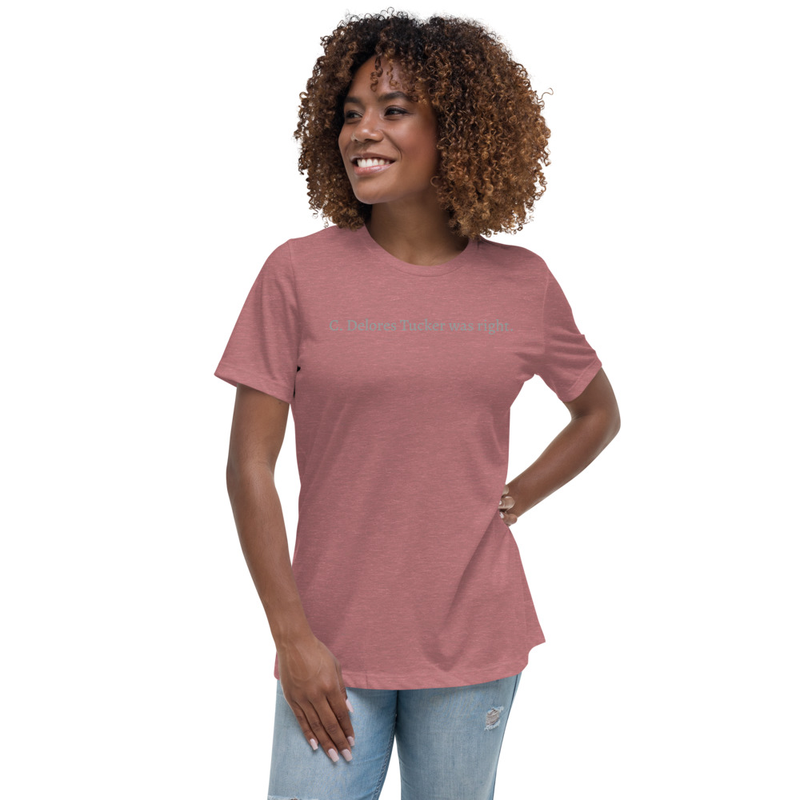 C. Delores Tucker Tee - Grey (Women's) – Image 15