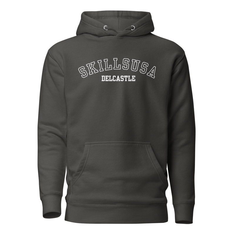 Hoodie - SkillsUSA Delcastle – XL, Vintage Black