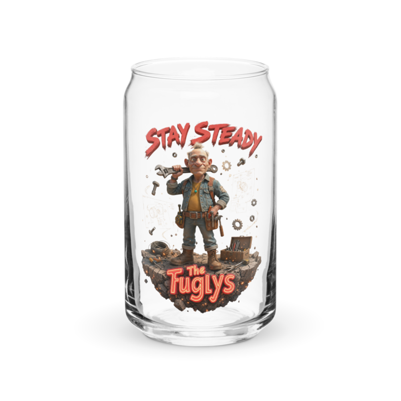 Billy Ray - Stay Steady 16oz Can Glass
