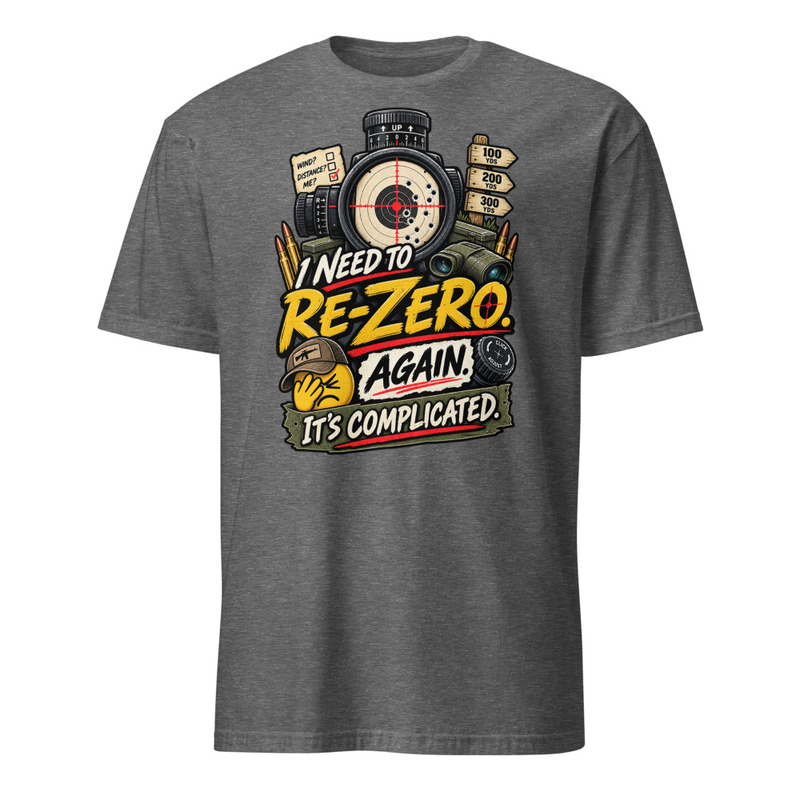 Re-Zero Short-Sleeve Unisex T-Shirt – 3XL, Graphite Heather
