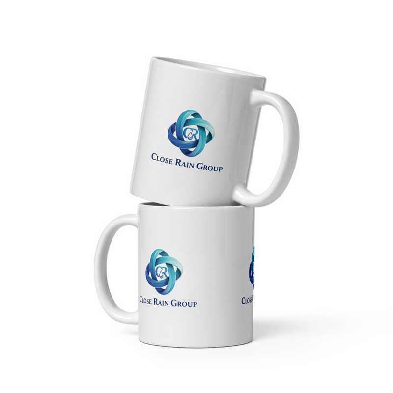 CRG White glossy mug