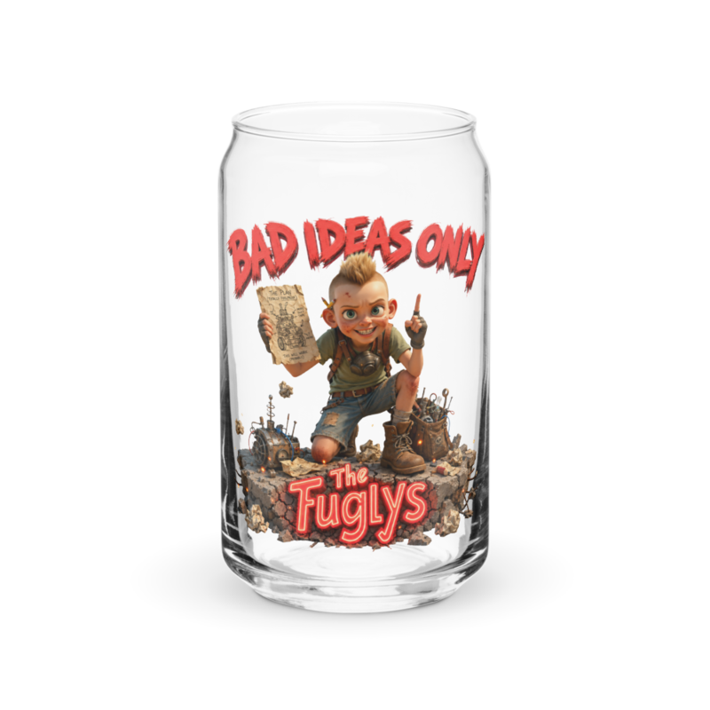 Flint - Bad Ideas Only 16oz Can Glass