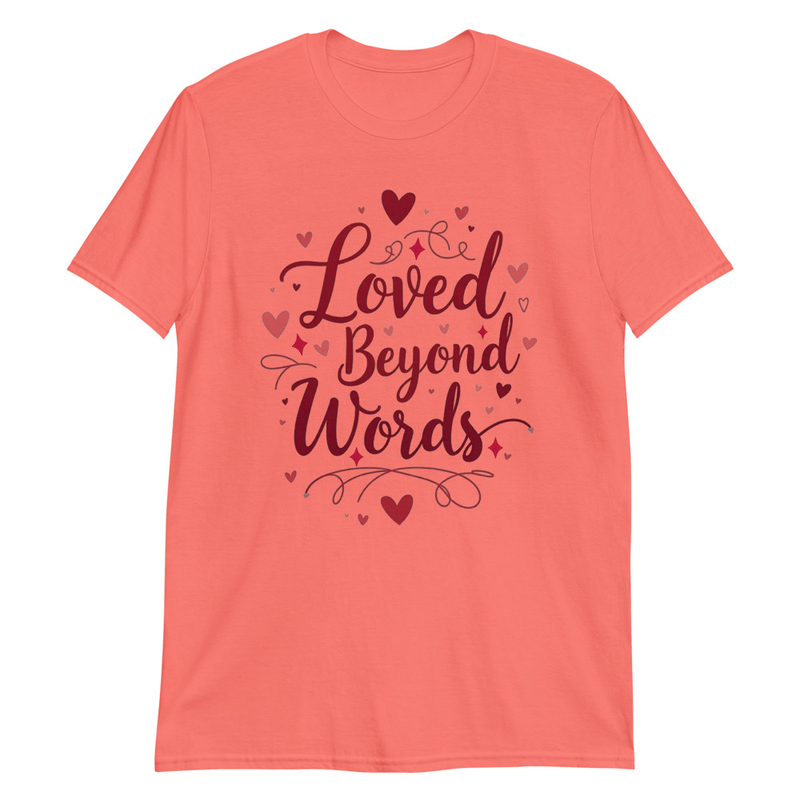 Love Notes: Loved beyond words – S, Coral Silk