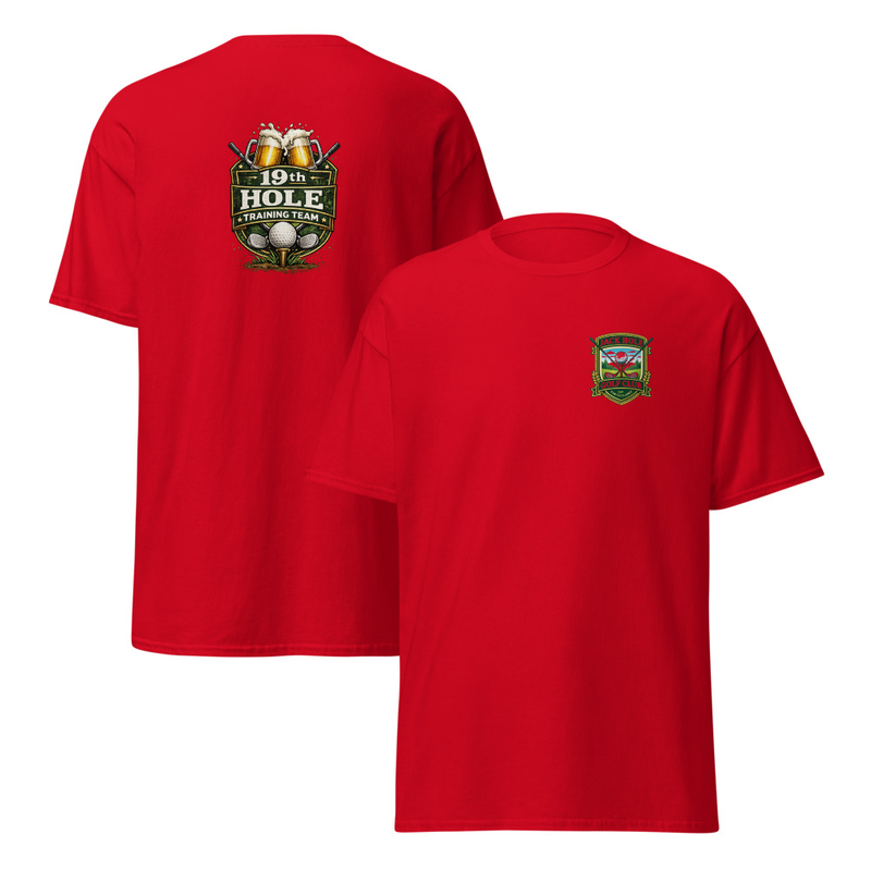 19th Hole Training Team Unisex classic tee – XL, Red