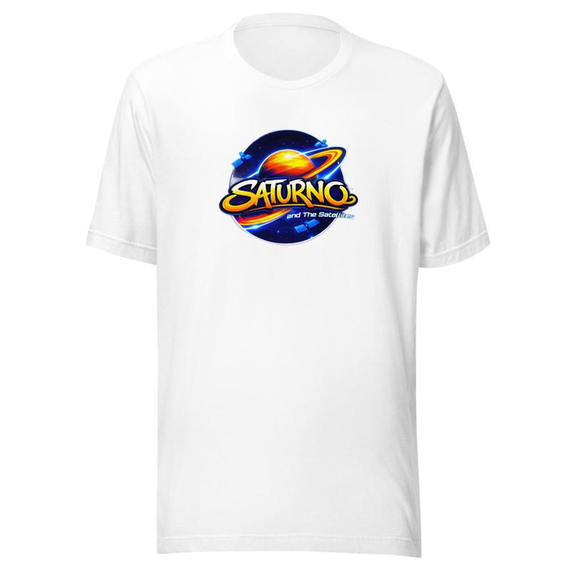 Saturno and The Satellites - White T-Shirt