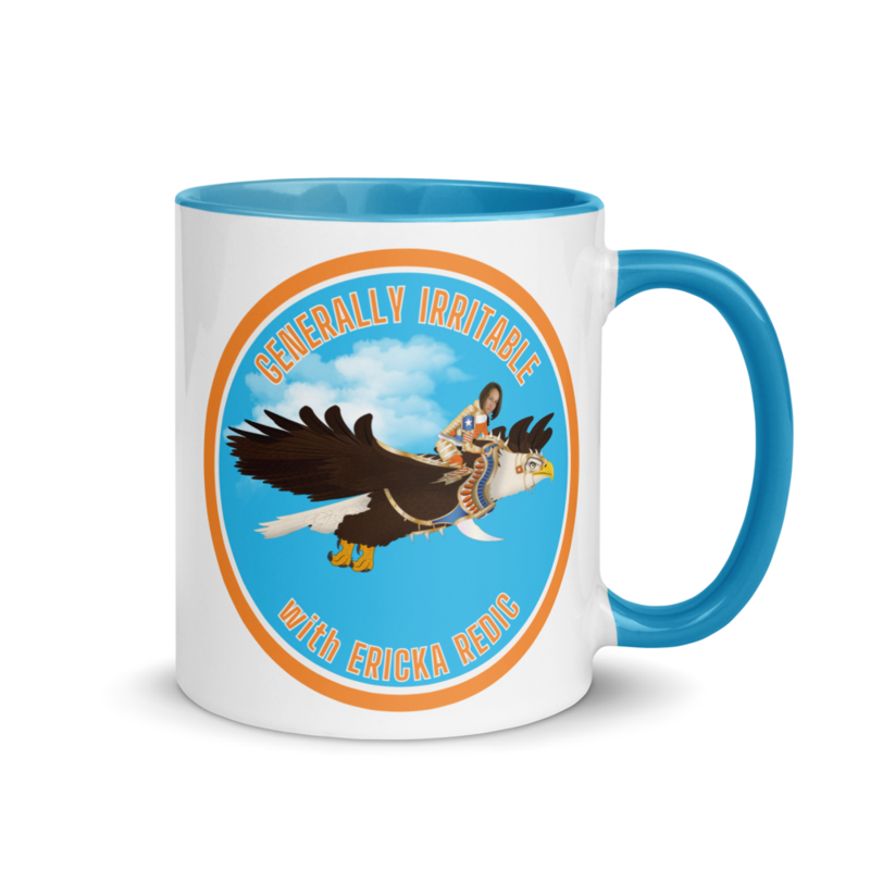 Generally Irritable Mug – 11 oz, Blue
