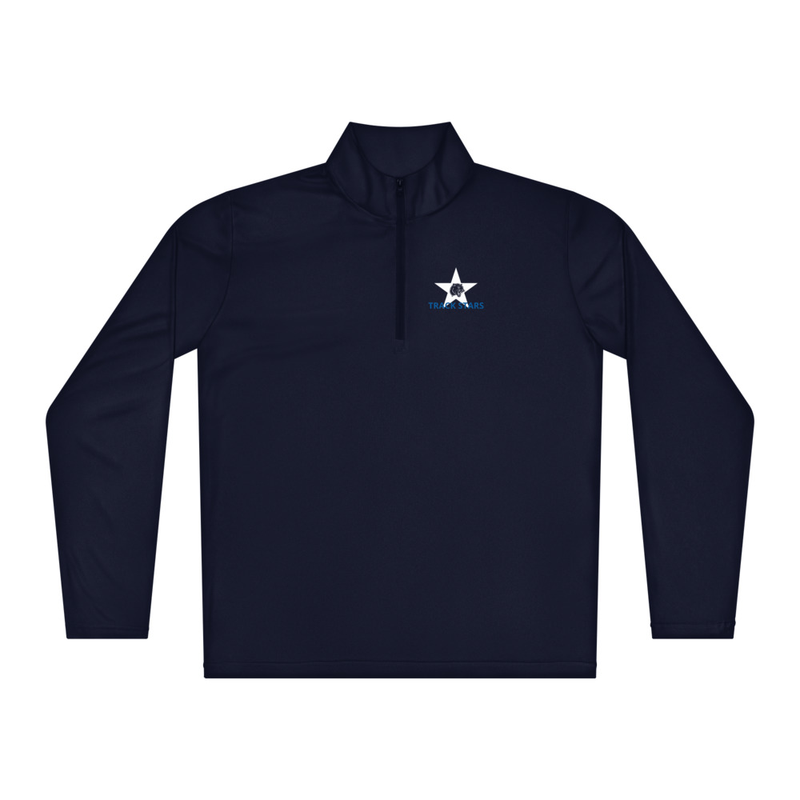 star life/Lightweight quarter-zip pullover – XL, True Navy