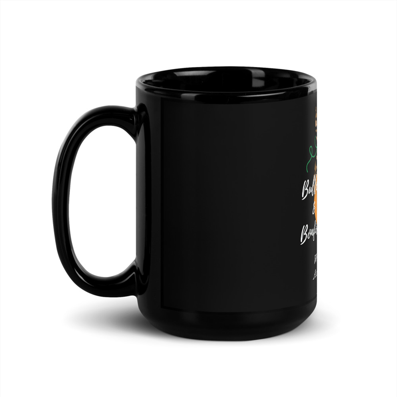 Bullets & Bonfires Pumpkin WGOAA Black Glossy Mug