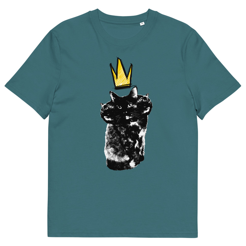 Die drei heiligen Katzen Unisex-Bio-Baumwoll-T-Shirt