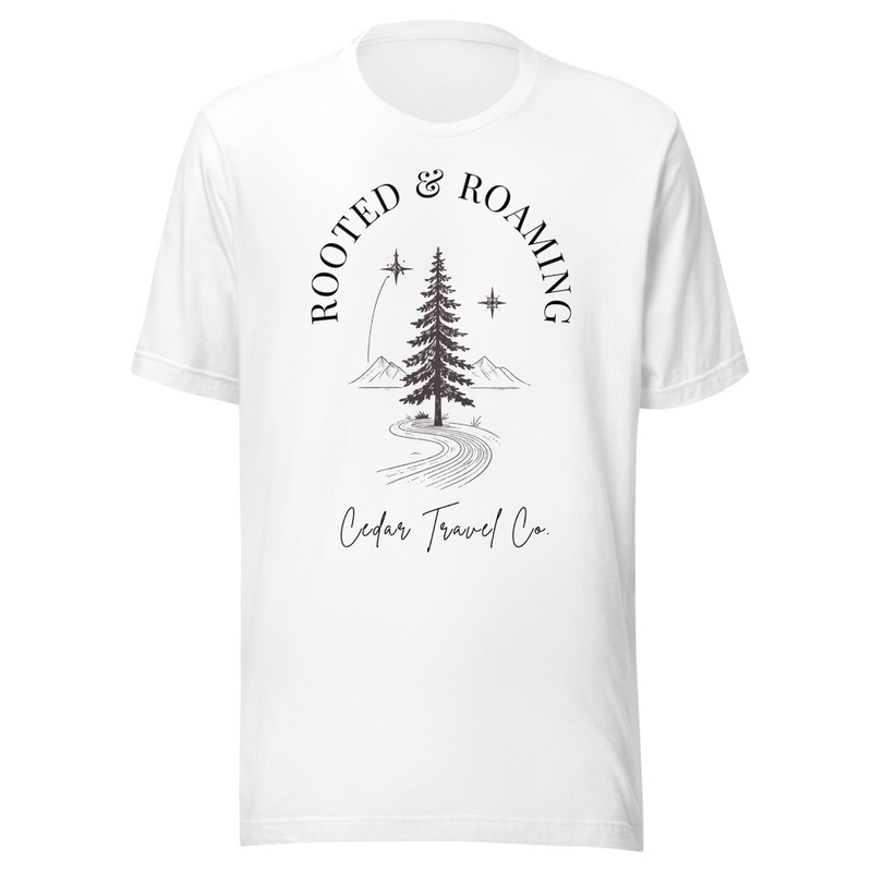 Rooted & Roaming Tee – 3XL, White