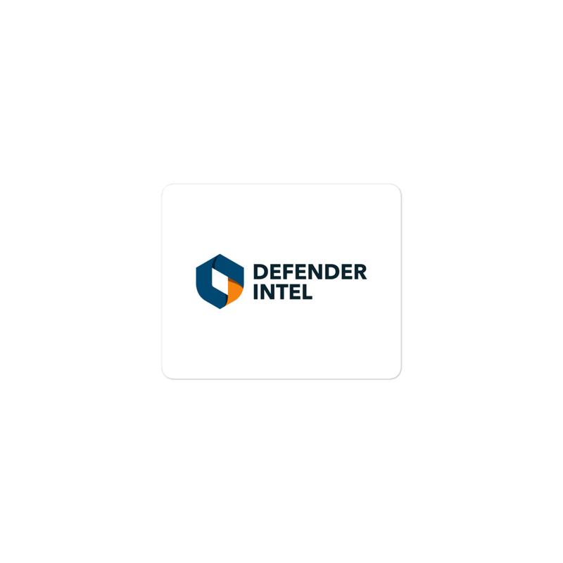 Defender Intel 3in Die-Cut Sticker