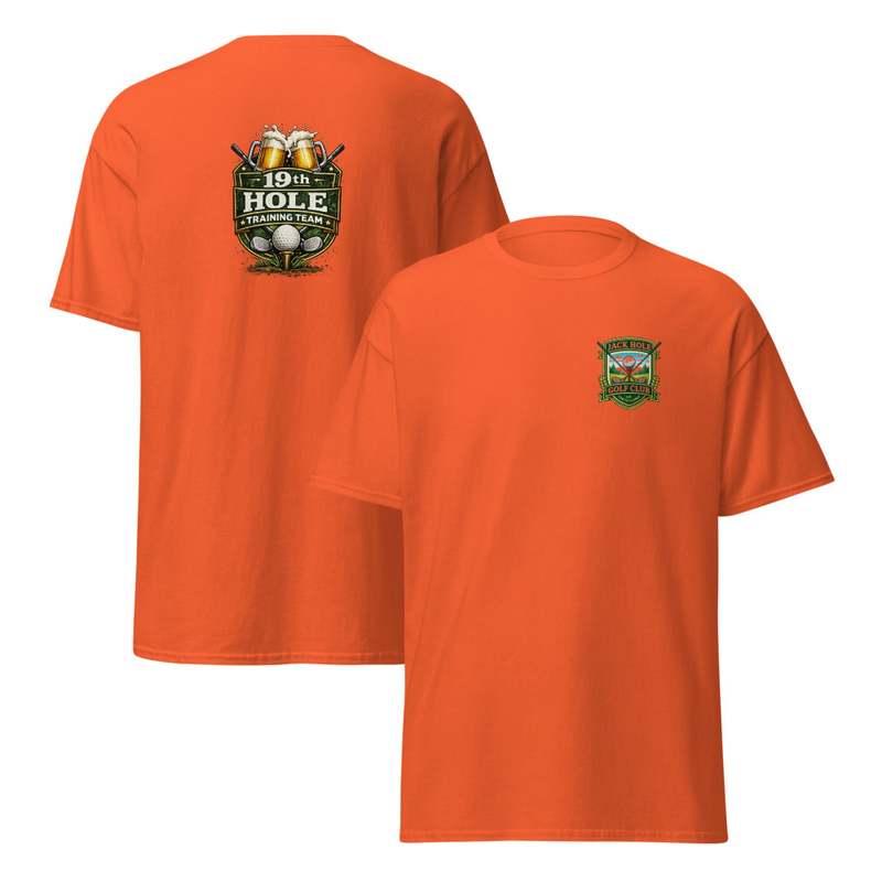19th Hole Training Team Unisex classic tee – S, Orange