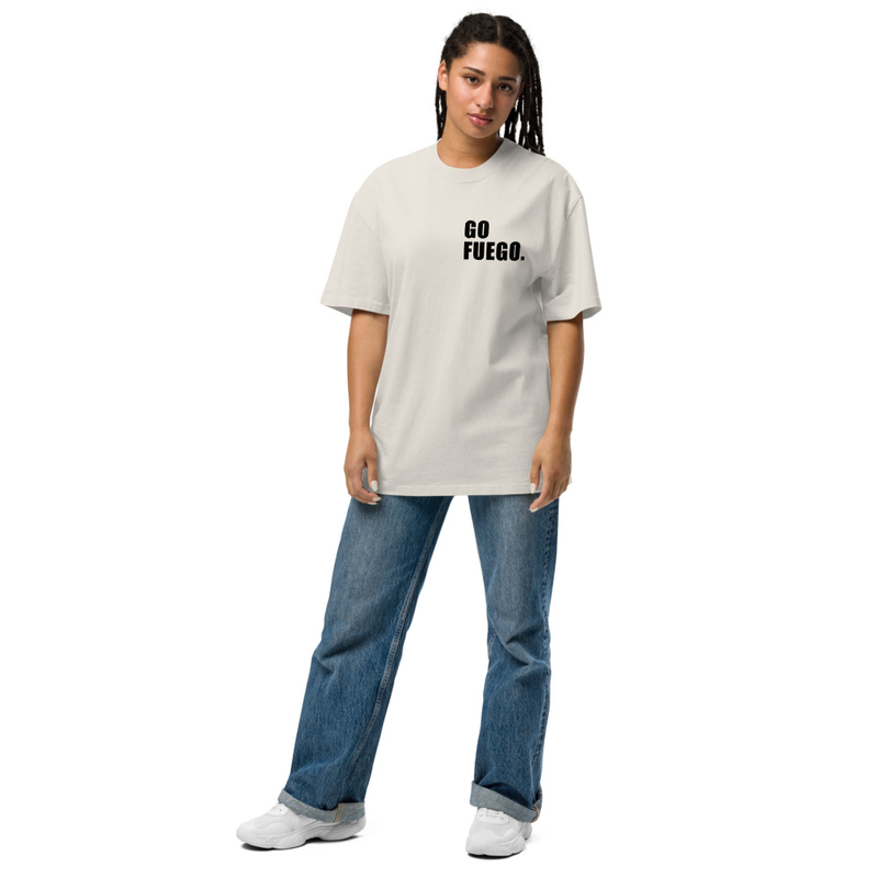Go Fuego Oversized faded t-shirt