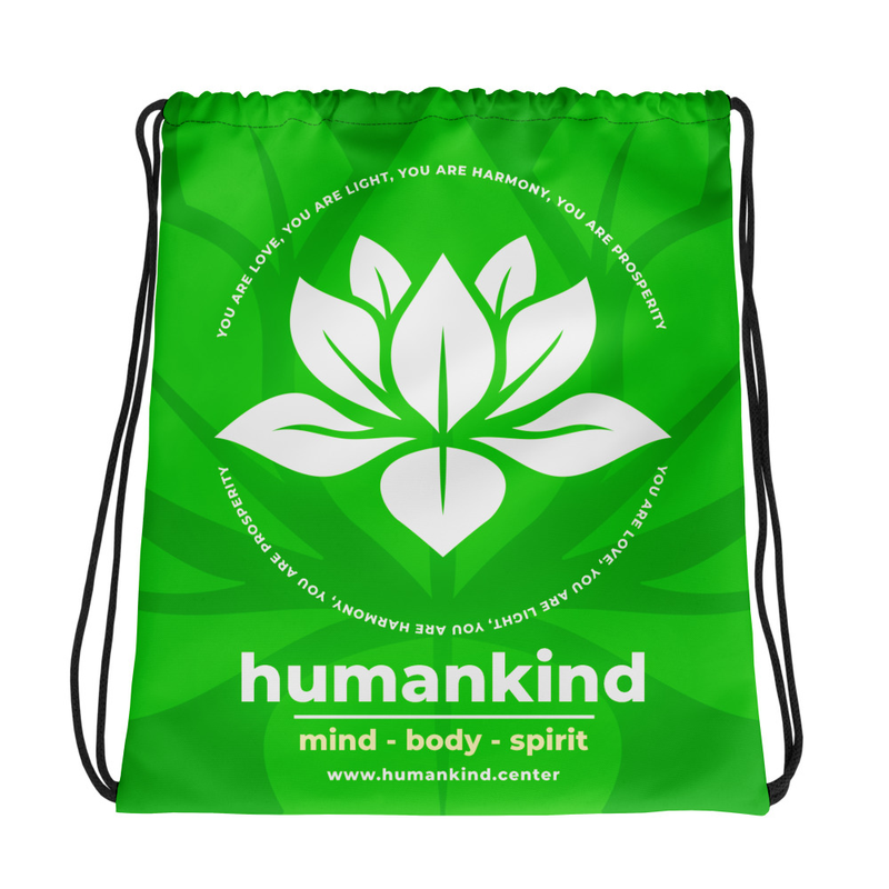 humankind drawstring bag