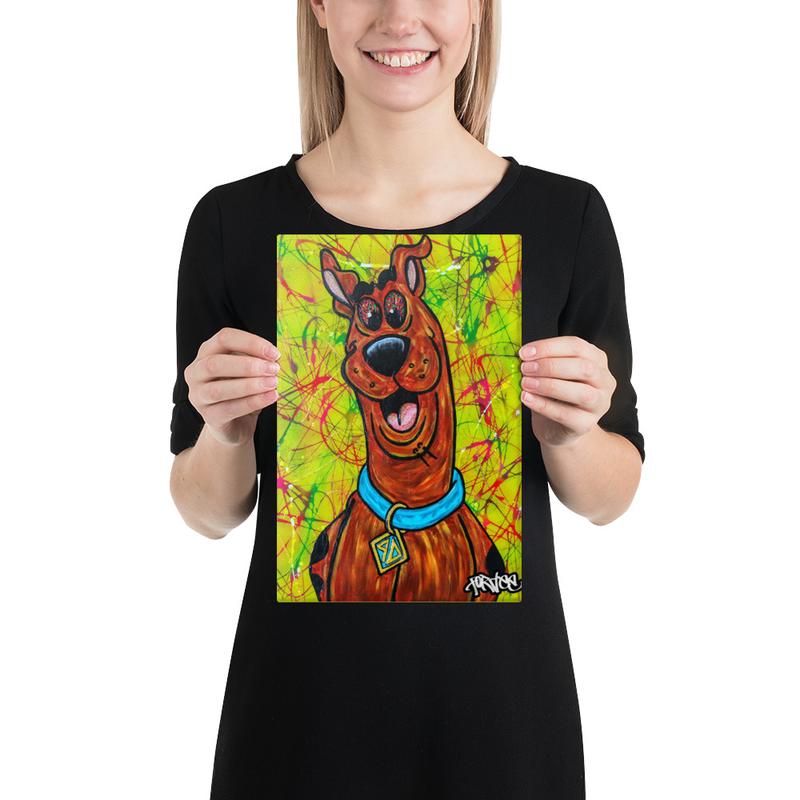 Mr Doo Canvas / 8″×12″