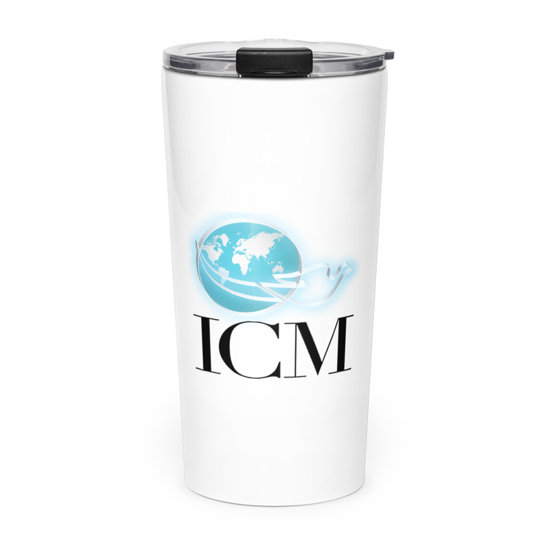 Tapered stainless steel tumbler