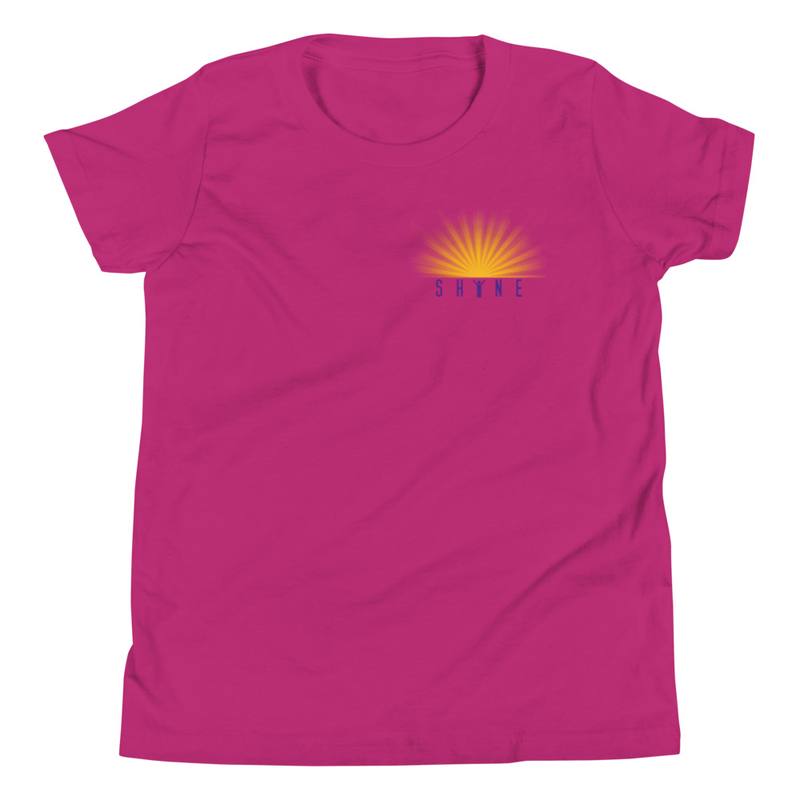 SHINE T-shirt - Youth – XL, Berry