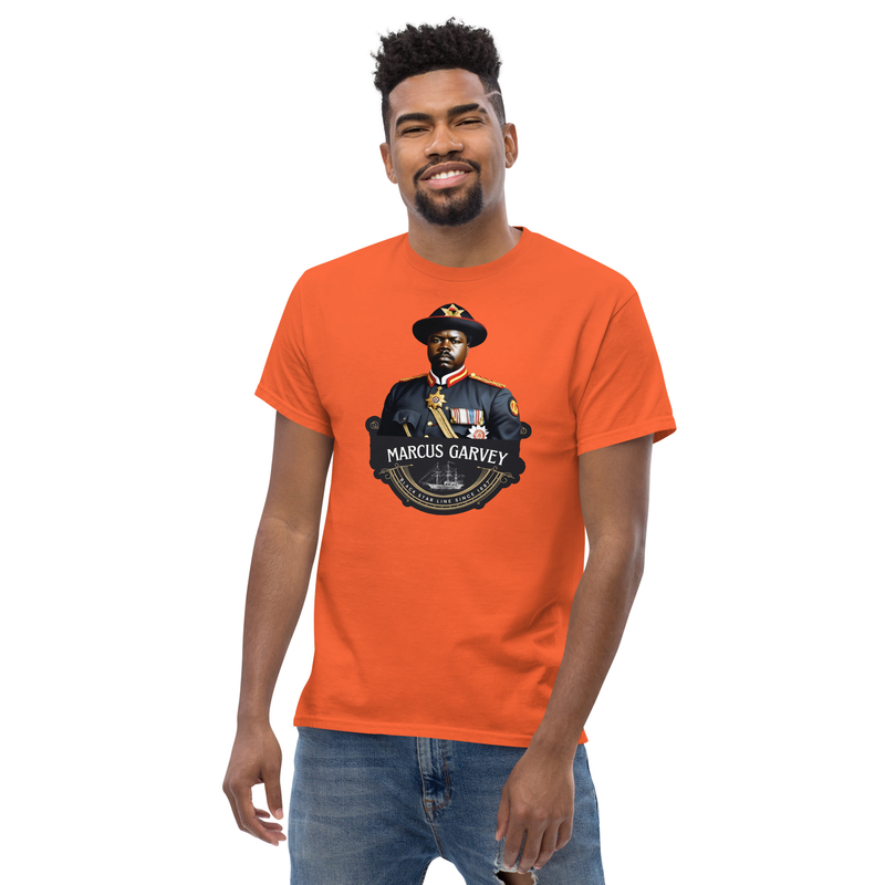 Marcus Garvey Vintage Men's classic tee – S, Orange