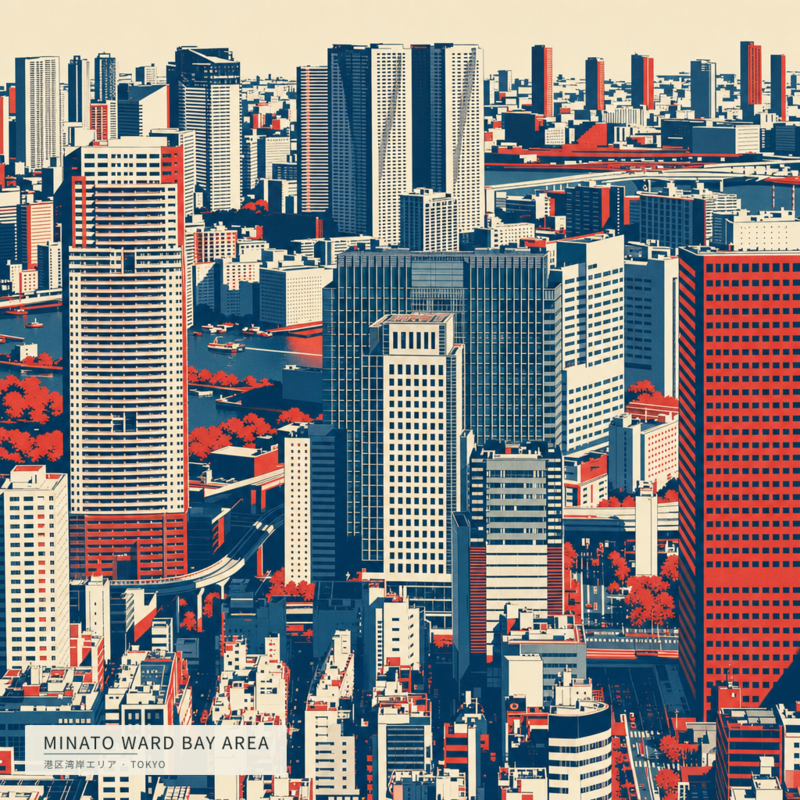 Minato Ward Bay Area(港区湾岸エリア)のアートワーク