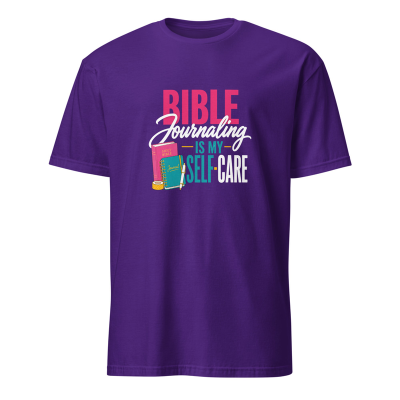 Bible Journaling Is My Self-Care Shirt – XL, Purple