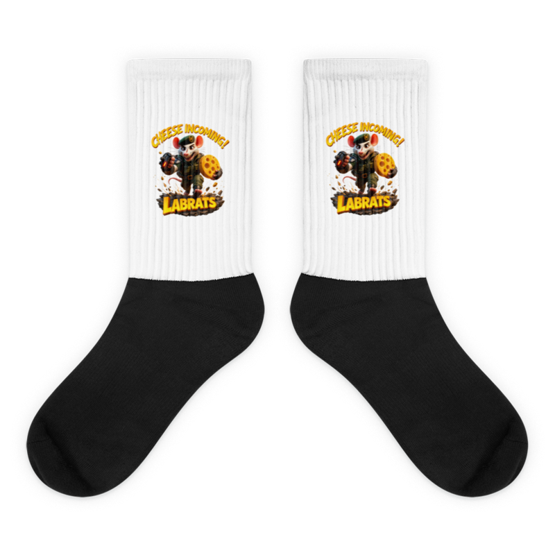 Major Chomps Cheese Incoming Socks