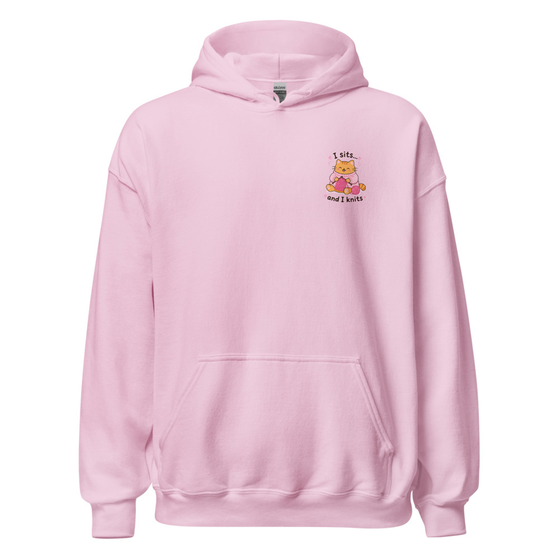 Ginger Cat Knitting Hoodie – Image 5