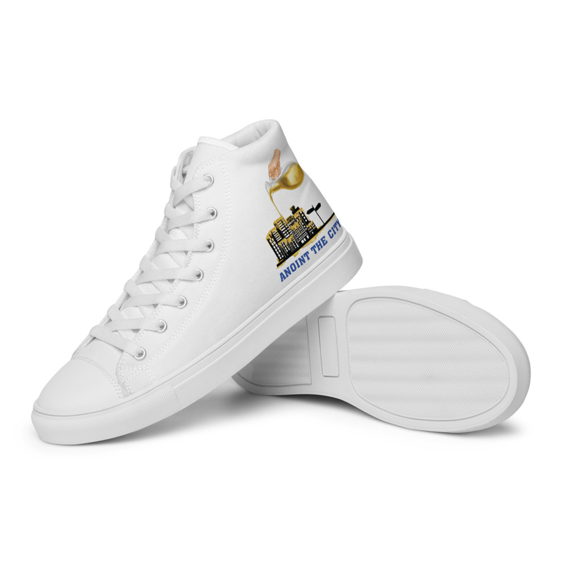 Women’s high top canvas shoes