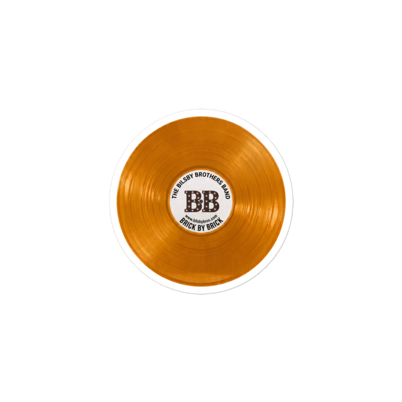 BB Brick by Brick Sticker - Gold