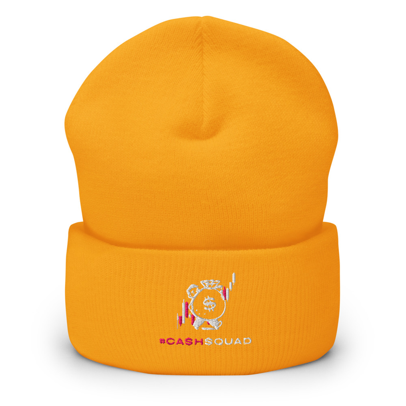 #CashSquad Beanie v.2 – One size, Gold