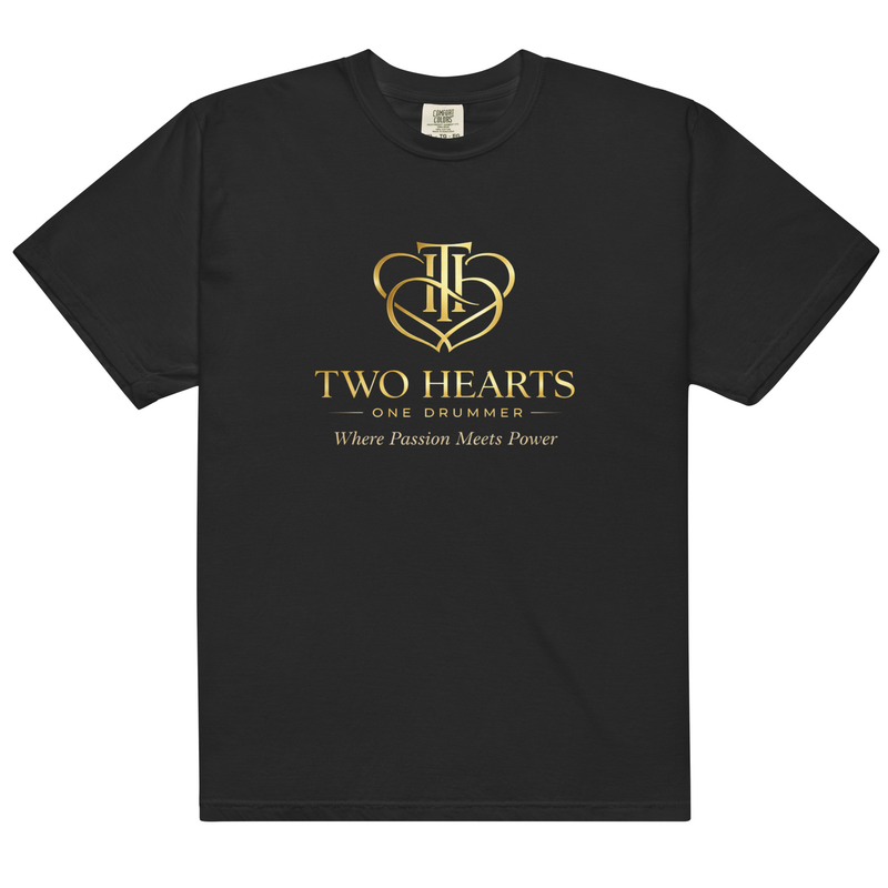 Two Hearts Unisex heavyweight t-shirt