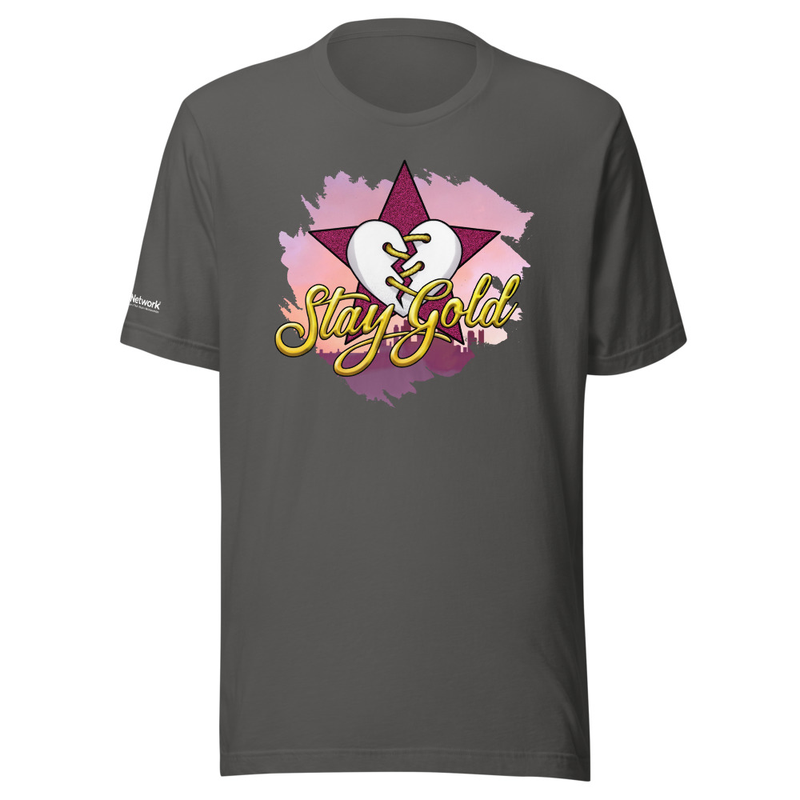 Stay Gold T-Shirt - Dark – XL, Asphalt