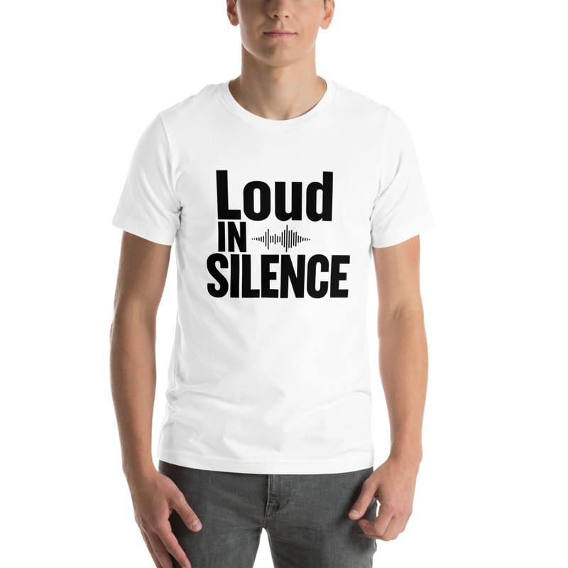 Loud in Silence - Light Tone – M, White