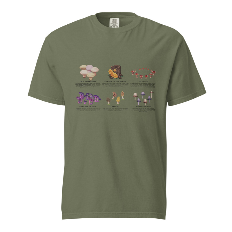 Multiple Mushrooms Graphic | Unisex T-Shirt