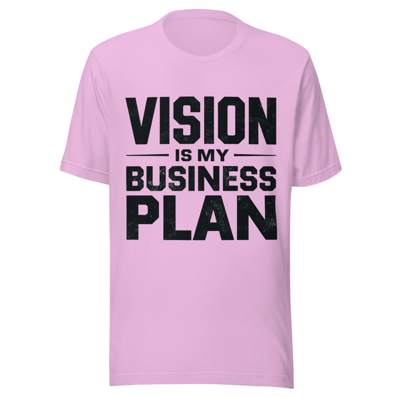 Vision is my Business Plan - Light Tone – S, Lilac