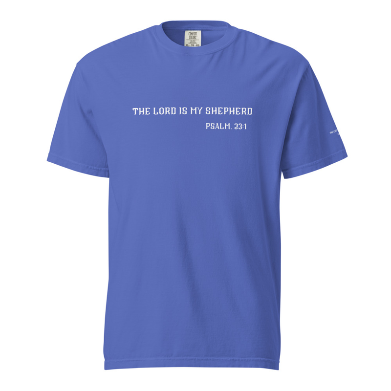 The Lord is my Shepherd Unisex garment-dyed heavyweight t-shirt