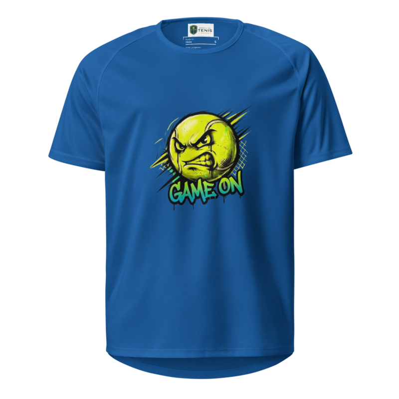 Playera Game On | Escuela de Tenis Mante copia – XL, Royal Blue
