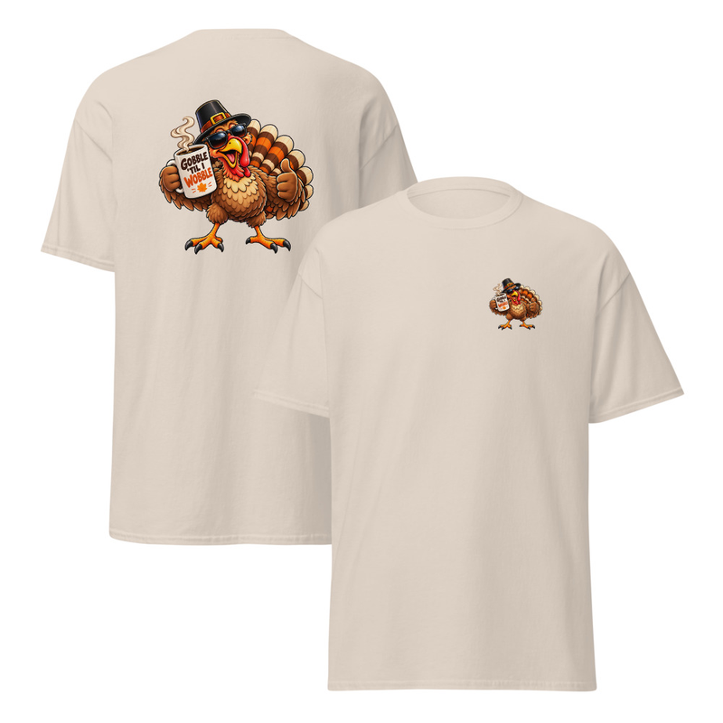 Cool Coffee Turkey Cheers Unisex classic tee – S, Natural