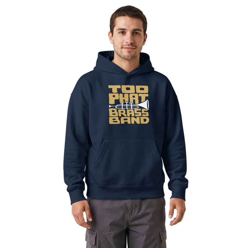 Unisex relaxed mid-weight hooded sweatshirt