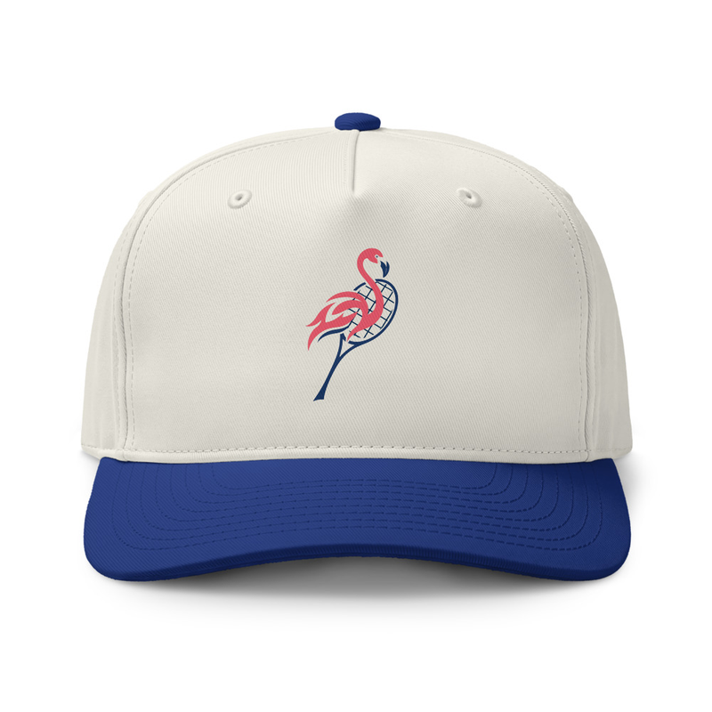Tennis Flamingo - Class two-tone cap – One size, Natural / Liberty