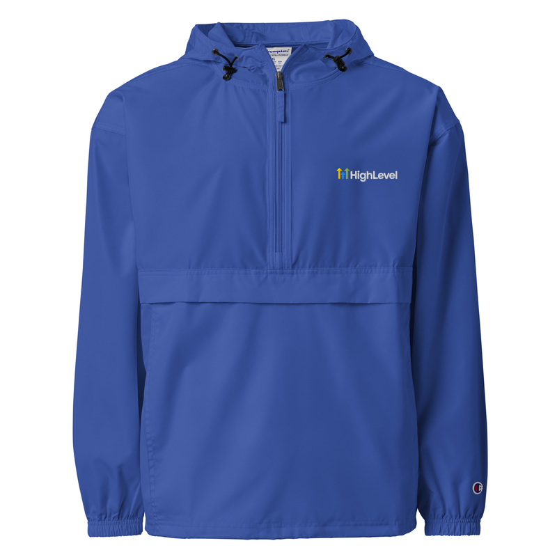 HighLevel Embroidered Packable Jacket – 2XL, Royal Blue