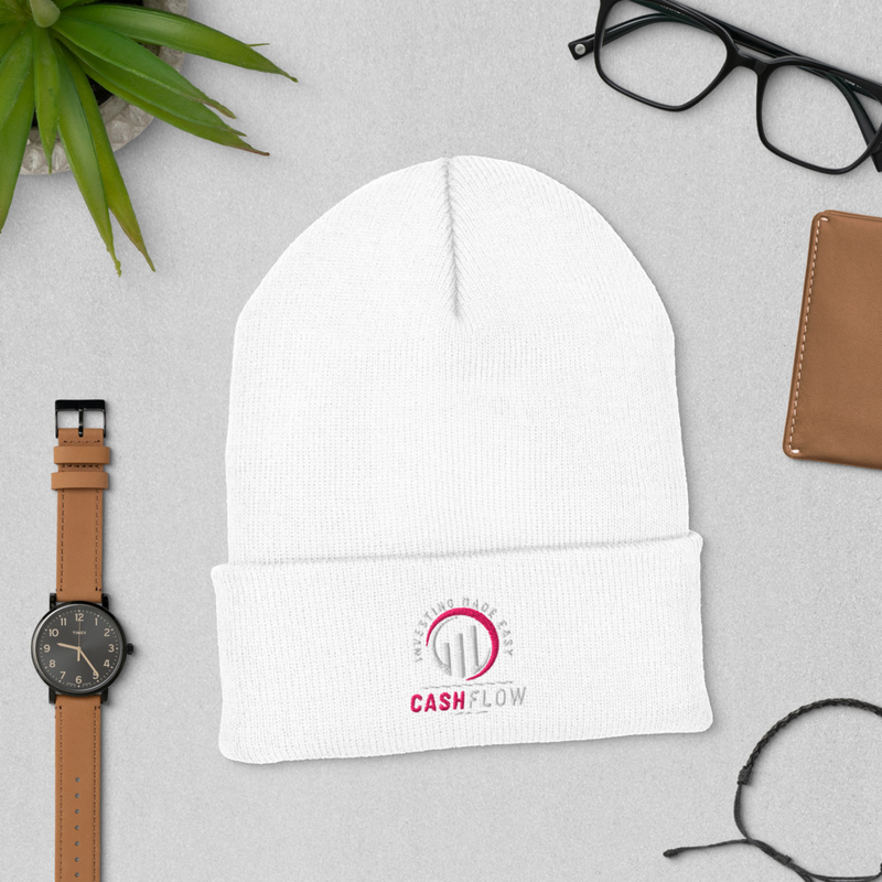 Cashflow Beanie v.2 – One size, White