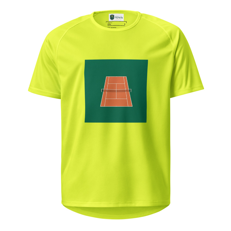 Playera Minimal Court | Escuela de Tenis Mante – XL, Neon Yellow