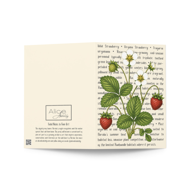 Virginia Strawberry Greeting Card