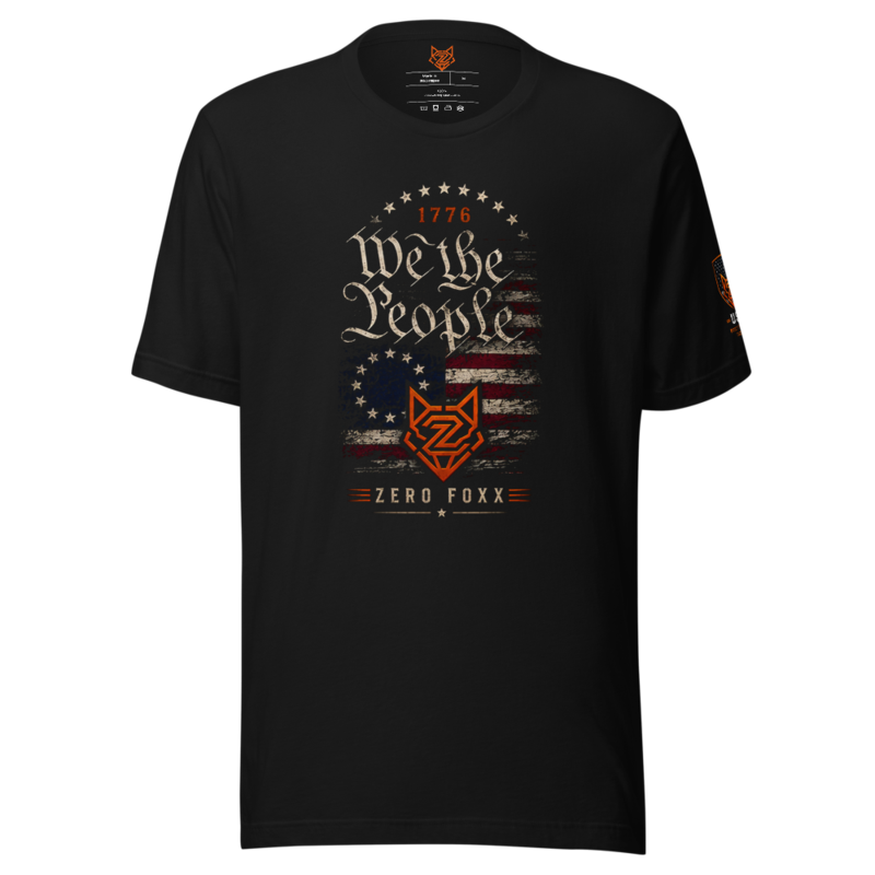 We the People — Betsy Ross 1776 | Tee — Black / XS