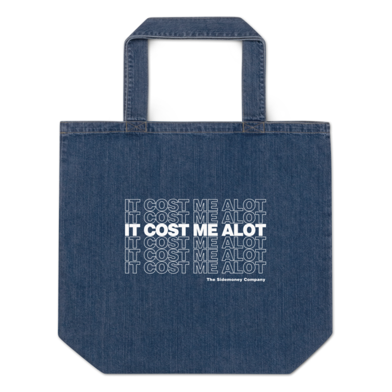 It Cost Me Denim Tote