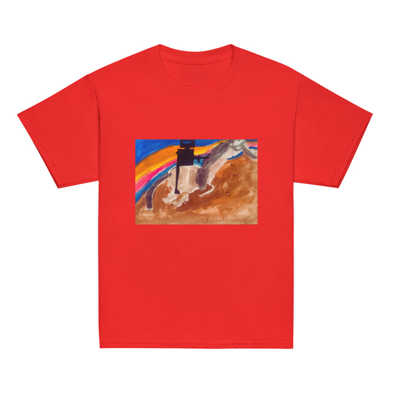 Ned Kelly - Youth Tee – XS, Red